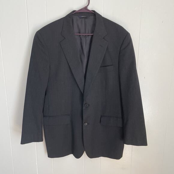 Brooks Brothers Men’s 42R Wool Blazer Sport Coat Estrato Trabaldo Togna Gray USA - Picture 1 of 11